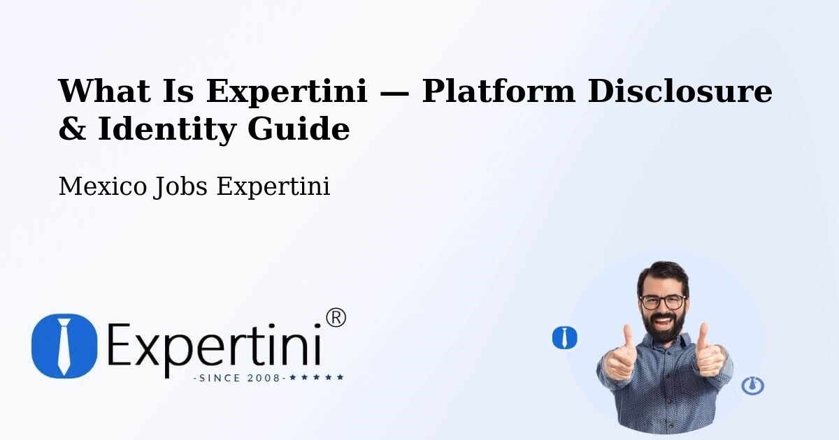 What Is Expertini — Platform Disclosure & Identity Guide – Rizo De Oro